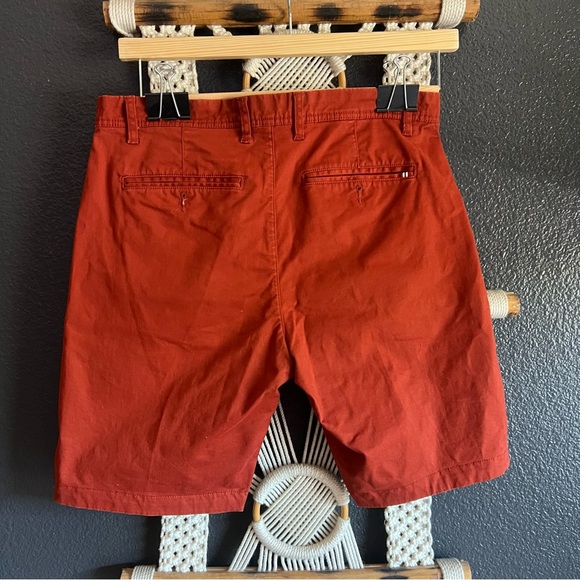 Denim & Flower Ricky Singh Burnt Orange Men’s Shorts Size 32 - Picture 3 of 5